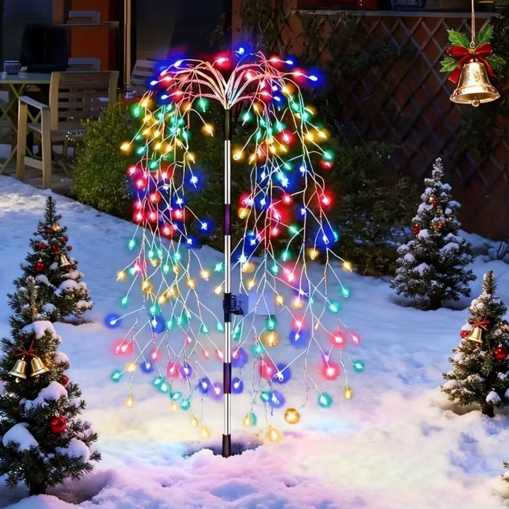 Σετ 2 τμχ Ηλιακά Φωτάκια RGB LED 200 LED – Αυτόματη Φόρτιση και Νυχτερινή Λειτουργία IP44, 8 Modes, Εξωτερικού Χώρου Σετ 2 τμχ Ηλιακά Φωτάκια RGB LED 200 LED – Αυτόματη Φόρτιση και Νυχτερινή Λειτουργία IP44, 8 Modes, Εξωτερικού Χώρου
