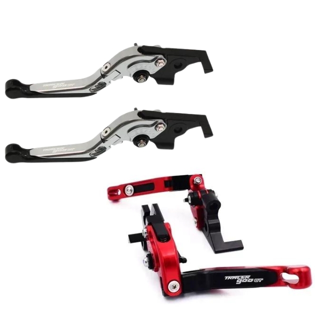 Σετ 2x Ρυθμιζόμενες & Αναδιπλούμενες Μανέτες Αλουμινίου με Λογότυπο Tracer 900 GT Σετ 2x Ρυθμιζόμενες & Αναδιπλούμενες Μανέτες Αλουμινίου με Λογότυπο Tracer 900 GT