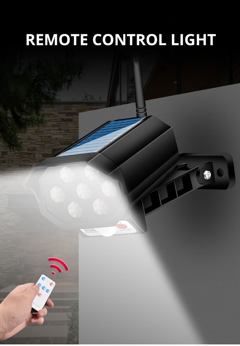 Mini Αδιάβροχο Ηλιακό 42 LED Φωτιστικό Δρόμου & Ομοίωμα Κάμερας Ασφαλείας Dummy με Φωτοκύτταρο, Αισθητήρα Κίνησης & Τηλεχειριστήριο - Μαύρο Mini Αδιάβροχο Ηλιακό 42 LED Φωτιστικό Δρόμου & Ομοίωμα Κάμερας Ασφαλείας Dummy με Φωτοκύτταρο, Αισθητήρα Κίνησης & Τηλεχειριστήριο - Μαύρο