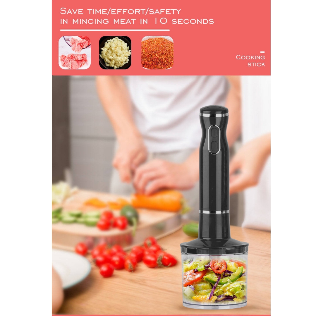 Σετ 4 σε 1 Ραβδομπλέντερ με Ανοξείδωτη Ράβδο 300W - Μίξερ Multi, Πολυκόπτης, Μίνι Πίμερ & Αναδευτήρας - RAF Σετ 4 σε 1 Ραβδομπλέντερ με Ανοξείδωτη Ράβδο 300W - Μίξερ Multi, Πολυκόπτης, Μίνι Πίμερ & Αναδευτήρας - RAF