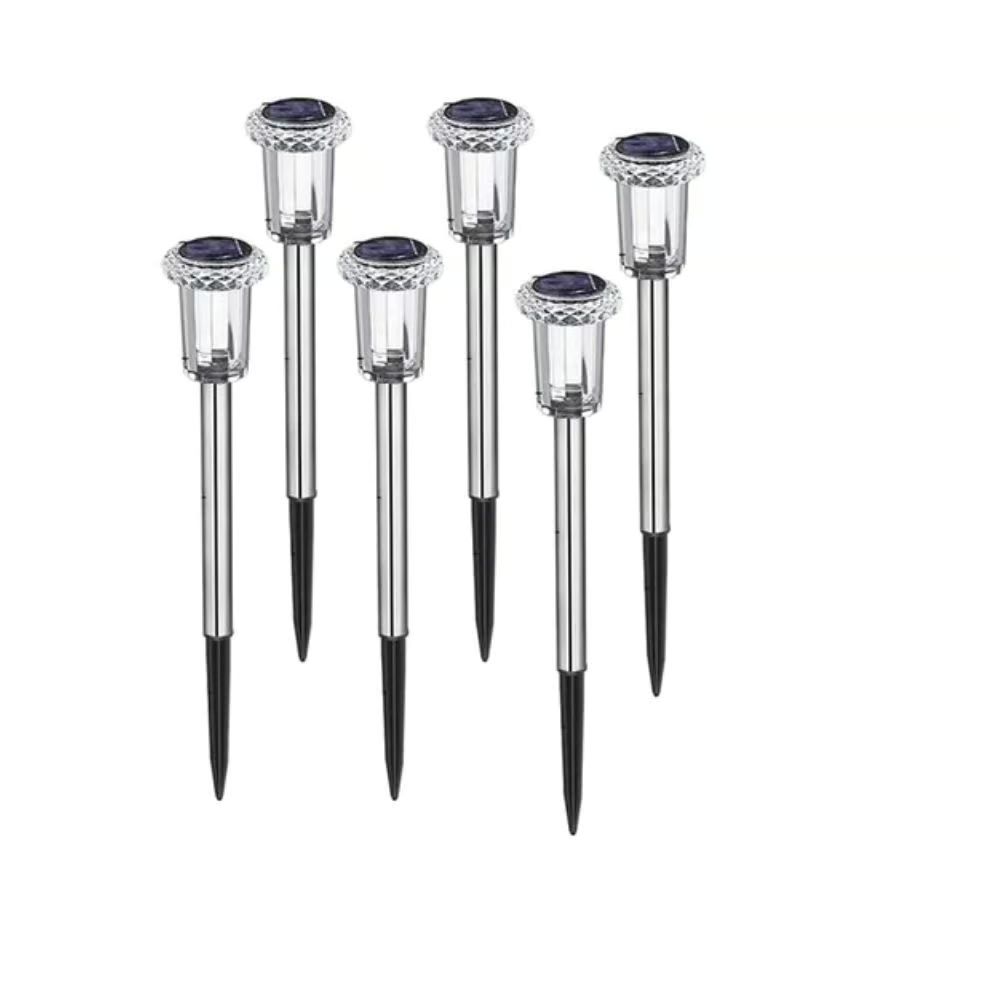 Σετ 6 Καρφωτά Αδιάβροχα Ηλιακά Φωτιστικά Κήπου 6W με Φως Θερμού Λευκού Χρώματος Arrango Σετ 6 Καρφωτά Αδιάβροχα Ηλιακά Φωτιστικά Κήπου 6W με Φως Θερμού Λευκού Χρώματος Arrango