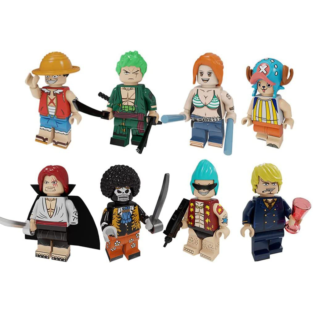 Σετ 8 Φιγούρες One Piece Συναρμολογούμενες Μινιατούρες Anime - Luffy, Zoro, Nami, Chopper, Shanks, Brooke, Franky, Sanji - 6+ ετών OEM Σετ 8 Φιγούρες One Piece Συναρμολογούμενες Μινιατούρες Anime - Luffy, Zoro, Nami, Chopper, Shanks, Brooke, Franky, Sanji - 6+ ετών OEM