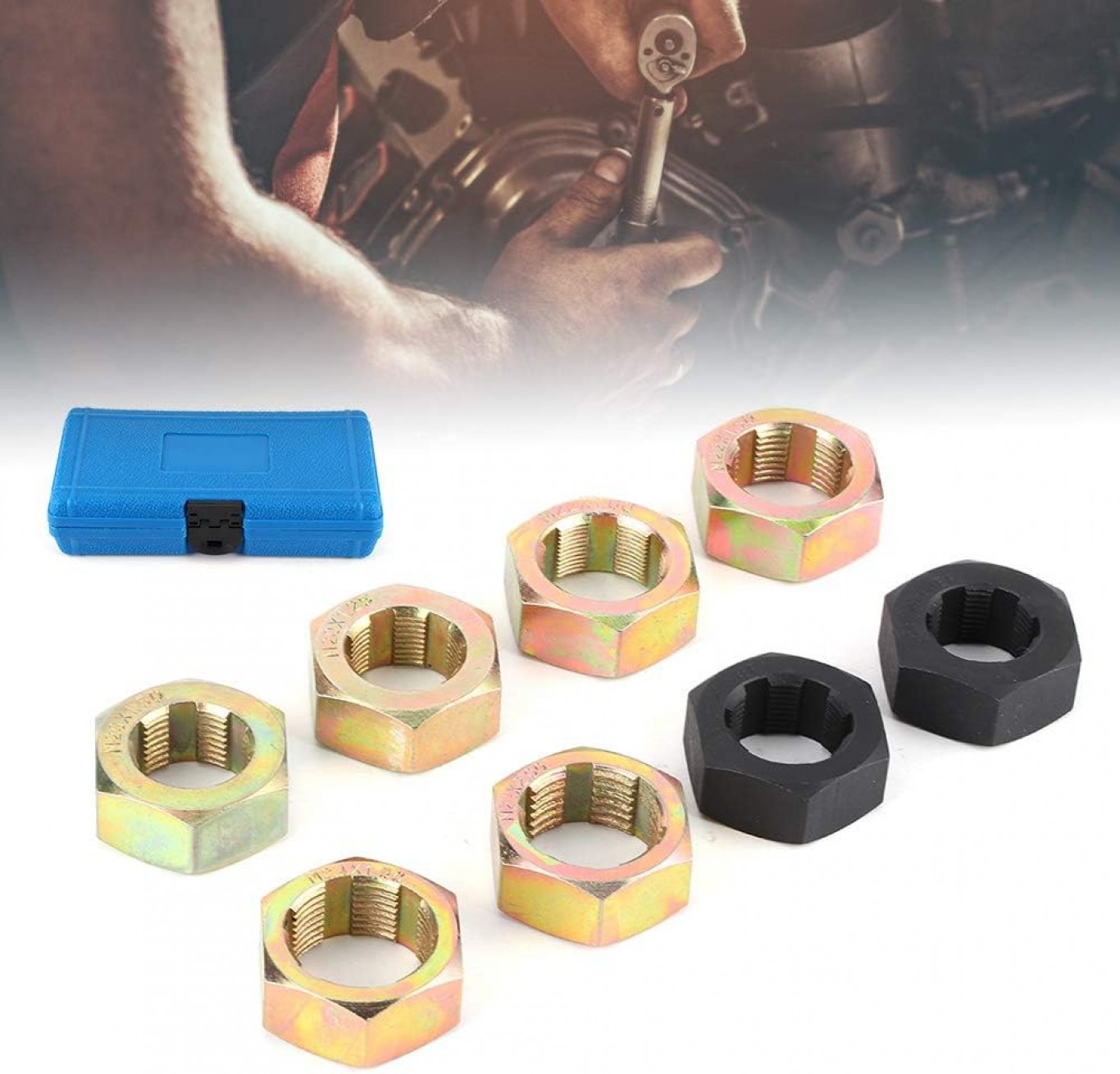 Σετ 8 Κολαούζα Παξιμάδια Με Βαλιτσάκι Μεταφοράς Σετ 8 Κολαούζα Παξιμάδια Με Βαλιτσάκι Μεταφοράς