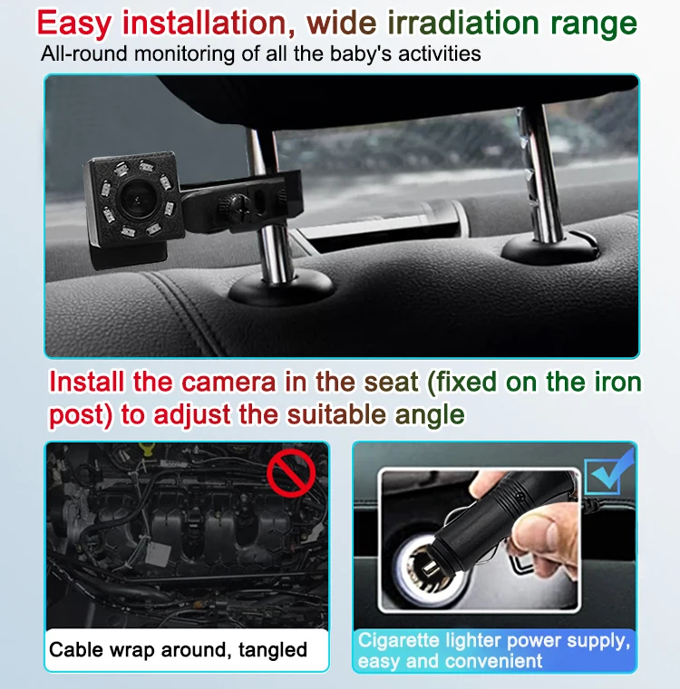 Σετ Αναδιπλούμενο Μόνιτορ Αυτοκινήτου 4 Ιντσών με Κάμερα για Αυτοκίνητο Σετ Αναδιπλούμενο Μόνιτορ Αυτοκινήτου 4 Ιντσών με Κάμερα για Αυτοκίνητο