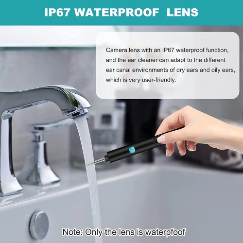 Εργαλείο αφαίρεσης κεριού αυτιού με κάμερα HD και καθαριστικό αυτιού με 6 φώτα LED – Λευκό Εργαλείο αφαίρεσης κεριού αυτιού με κάμερα HD και καθαριστικό αυτιού με 6 φώτα LED – Λευκό