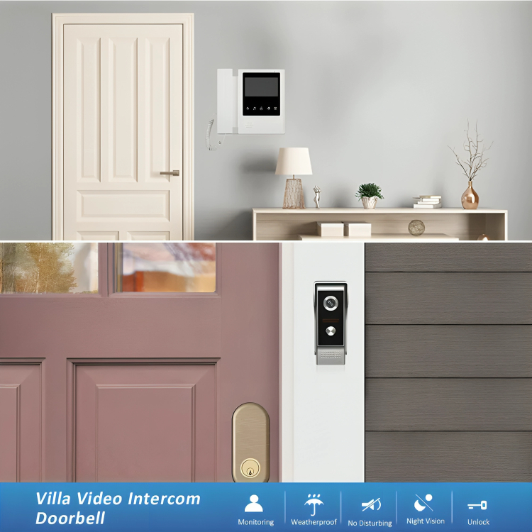 Σετ Ασύρματο Θυροτηλέφωνο 4,3 Ιντσών με Κουδούνι Κάμερα - Με Νυχτερινή Όραση & Αμφίδρομη Επικοινωνία - Video Door Phone Σετ Ασύρματο Θυροτηλέφωνο 4,3 Ιντσών με Κουδούνι Κάμερα - Με Νυχτερινή Όραση & Αμφίδρομη Επικοινωνία - Video Door Phone