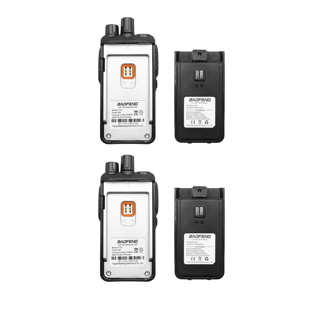 Σετ Ασύρματοι Φορητοί πομποδέκτες 16 καναλιών UHF 400 - 480MHz 8W BAOFENG 2 τμχ. Σετ Ασύρματοι Φορητοί πομποδέκτες 16 καναλιών UHF 400 - 480MHz 8W BAOFENG 2 τμχ.