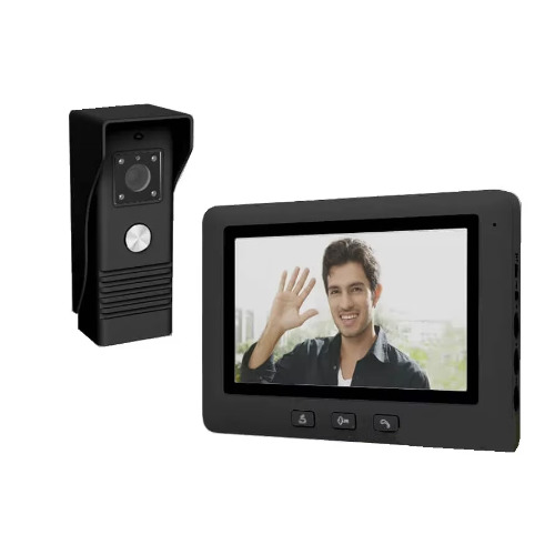 Σετ Έγχρωμης Θυροτηλεόρασης-Θυροτηλέφωνο με Μόνιτορ TFT 7″,Κάμερα Νυχτερινής Όρασης και Ασύρματη Ενδοεπικοινωνία Σετ Έγχρωμης Θυροτηλεόρασης-Θυροτηλέφωνο με Μόνιτορ TFT 7″,Κάμερα Νυχτερινής Όρασης και Ασύρματη Ενδοεπικοινωνία
