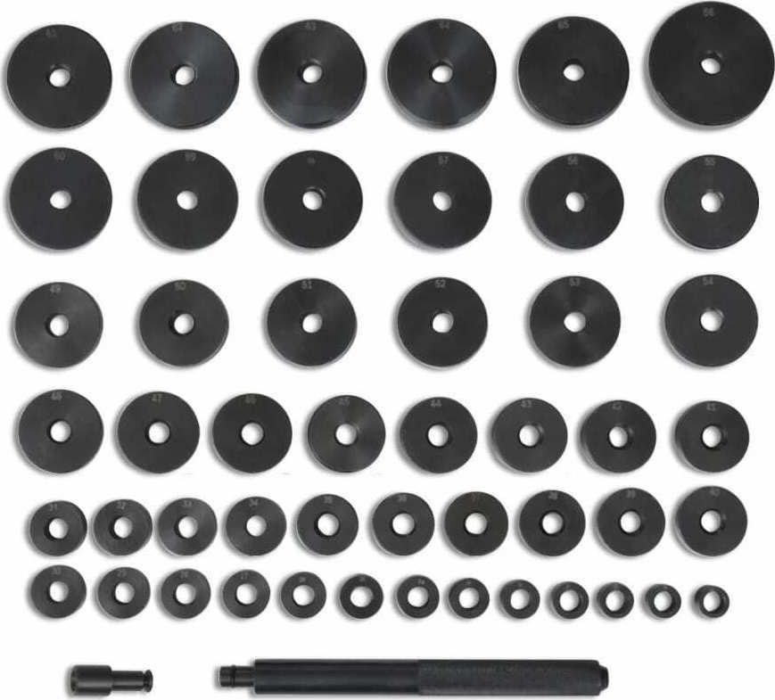 Σετ Εξαρτημάτων Τοποθέτησης Ρουλεμάν/Τσιμούχας 52 Τεμάχια σε Πλαστική Κασετίνα Σετ Εξαρτημάτων Τοποθέτησης Ρουλεμάν/Τσιμούχας 52 Τεμάχια σε Πλαστική Κασετίνα