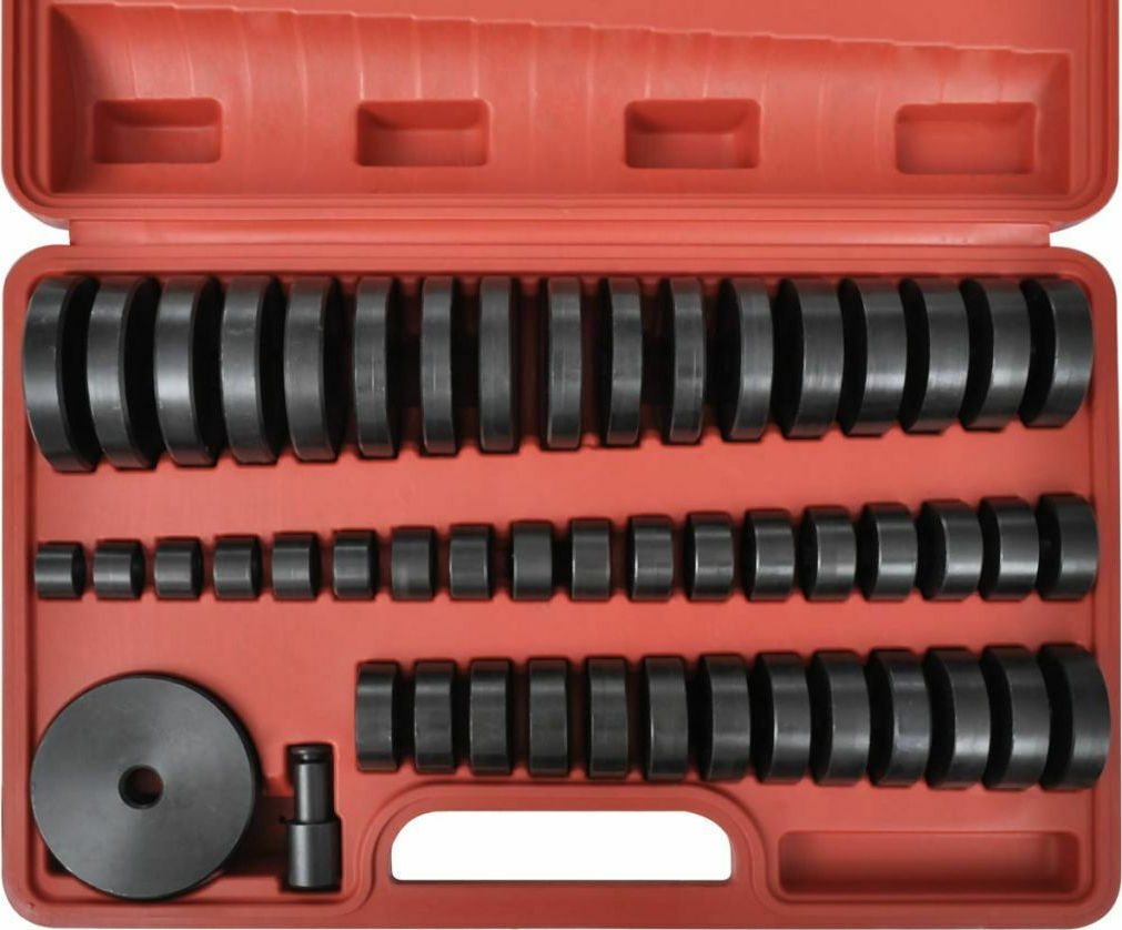 Σετ Εξαρτημάτων Τοποθέτησης Ρουλεμάν/Τσιμούχας 52 Τεμάχια σε Πλαστική Κασετίνα Σετ Εξαρτημάτων Τοποθέτησης Ρουλεμάν/Τσιμούχας 52 Τεμάχια σε Πλαστική Κασετίνα