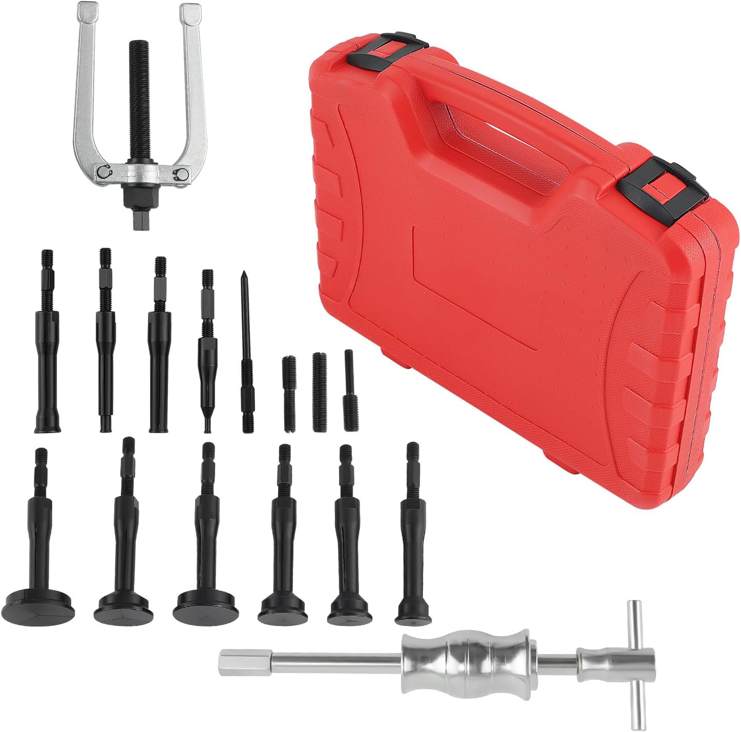 Σετ Εξολκέα για Εσωτερικά Τυφλά Ρουλεμάν με Σφύρα Ολίσθησης - 16 Τεμάχια με Βαλιτσάκι Μεταφοράς Σετ Εξολκέα για Εσωτερικά Τυφλά Ρουλεμάν με Σφύρα Ολίσθησης - 16 Τεμάχια με Βαλιτσάκι Μεταφοράς