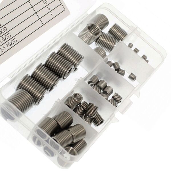 Σετ Ελατήρια Επισκευής Σπειρωμάτων σε 7 Μεγέθη - 60 Τεμάχια Σετ Ελατήρια Επισκευής Σπειρωμάτων σε 7 Μεγέθη - 60 Τεμάχια