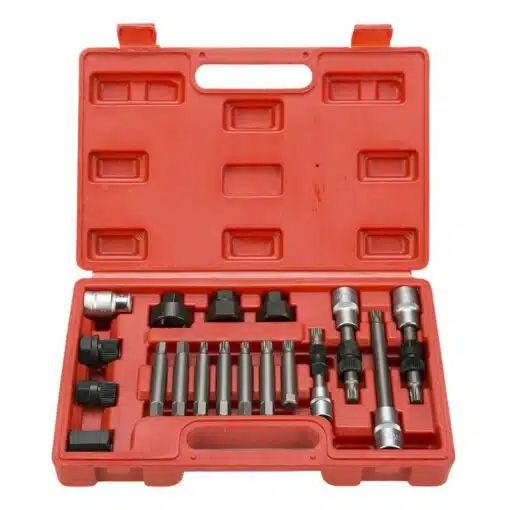 Σετ Επισκευής Τροχαλίας Δυναμό 18 Τεμαχίων Σετ Επισκευής Τροχαλίας Δυναμό 18 Τεμαχίων