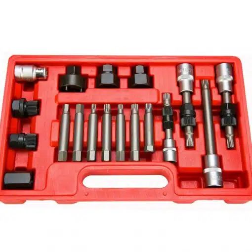 Σετ Επισκευής Τροχαλίας Δυναμό 18 Τεμαχίων Σετ Επισκευής Τροχαλίας Δυναμό 18 Τεμαχίων