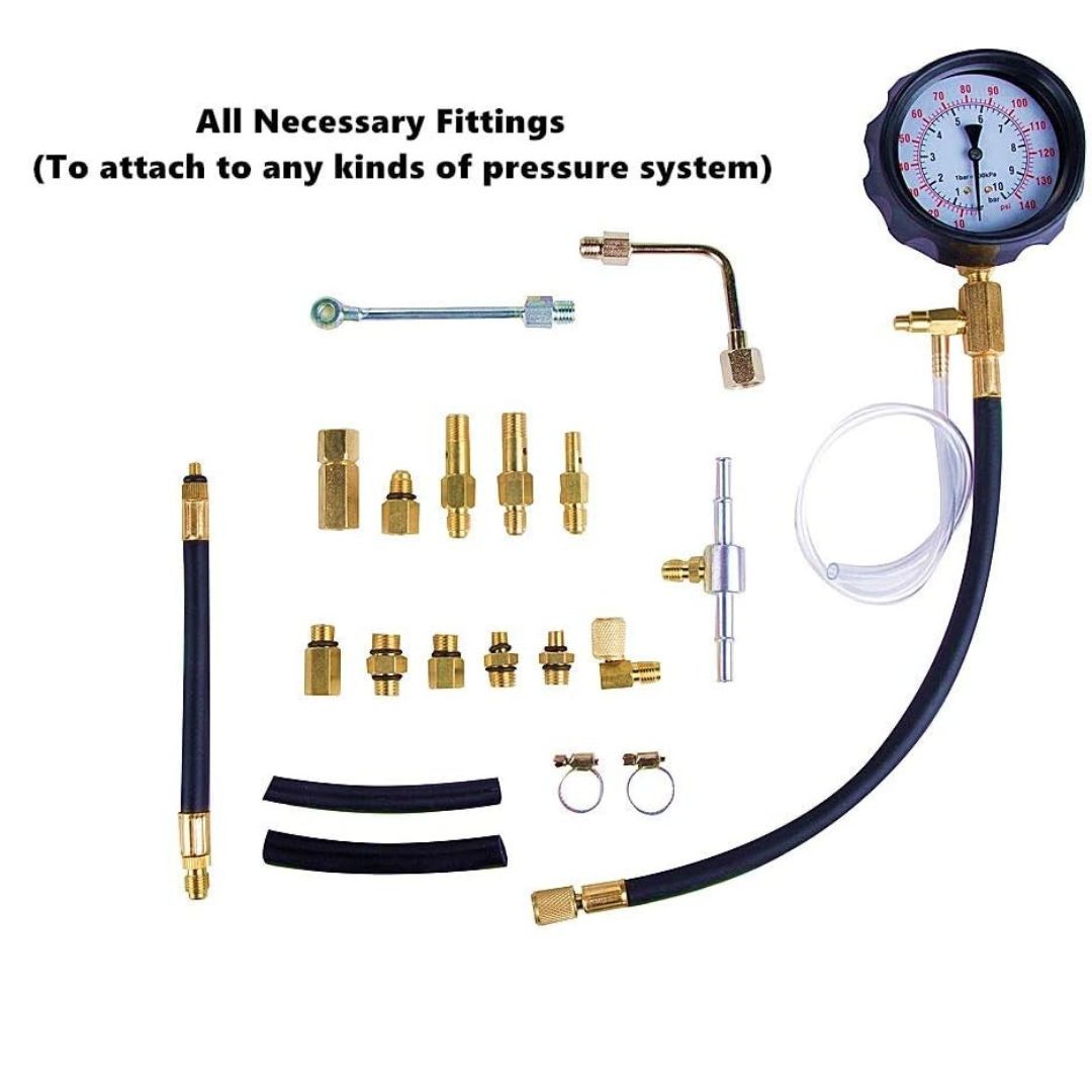 Σετ Εργαλείων Δοκιμαστής Πίεσης Συμπίεσης Μετρητής Πίεσης Έγχυσης Σετ Εργαλείων Δοκιμαστής Πίεσης Συμπίεσης Μετρητής Πίεσης Έγχυσης