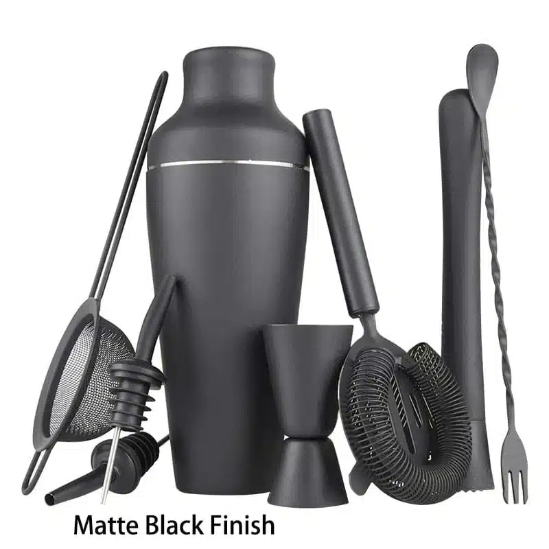 Σετ για Cocktail με Shaker Matt Black και Βιβλίο Συνταγών Σετ για Cocktail με Shaker Matt Black και Βιβλίο Συνταγών