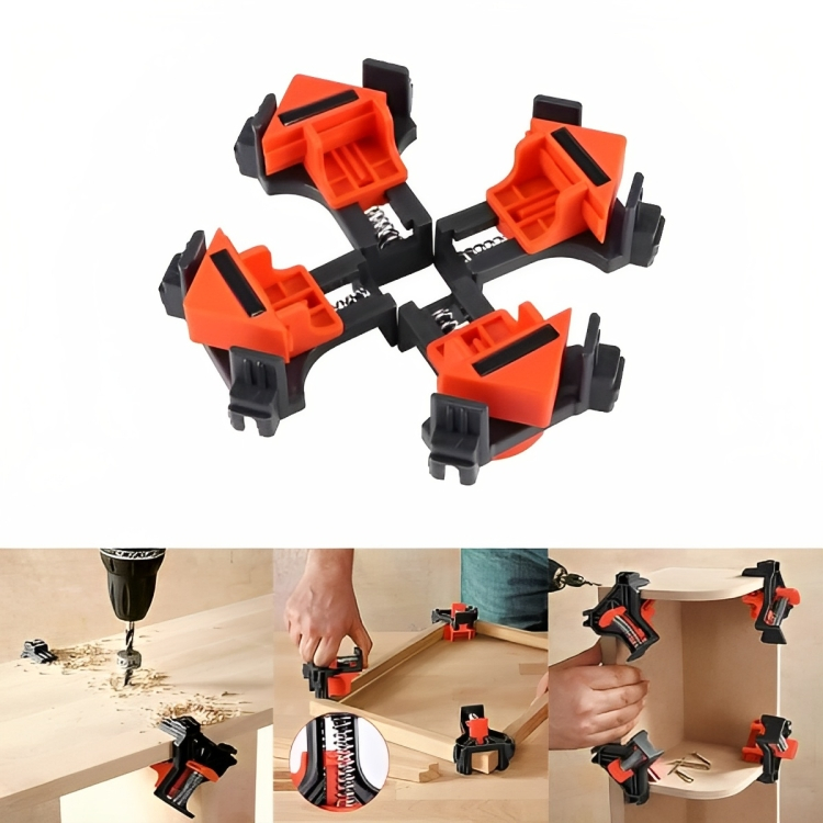 Σετ Γωνιακοί Σφιγκτήρες Συγκράτησης - 90 Μοιρών - 4 Τεμάχια Σετ Γωνιακοί Σφιγκτήρες Συγκράτησης - 90 Μοιρών - 4 Τεμάχια