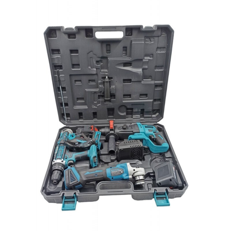 Rolinger Bisutime Σετ Γωνιακός Τροχός & Δραπανοκατσάβιδο & Κατσαβιδιέρα & Κρουστικό Δραπανοκατσάβιδο με 2 Μπαταρίες Rolinger Bisutime Σετ Γωνιακός Τροχός & Δραπανοκατσάβιδο & Κατσαβιδιέρα & Κρουστικό Δραπανοκατσάβιδο με 2 Μπαταρίες