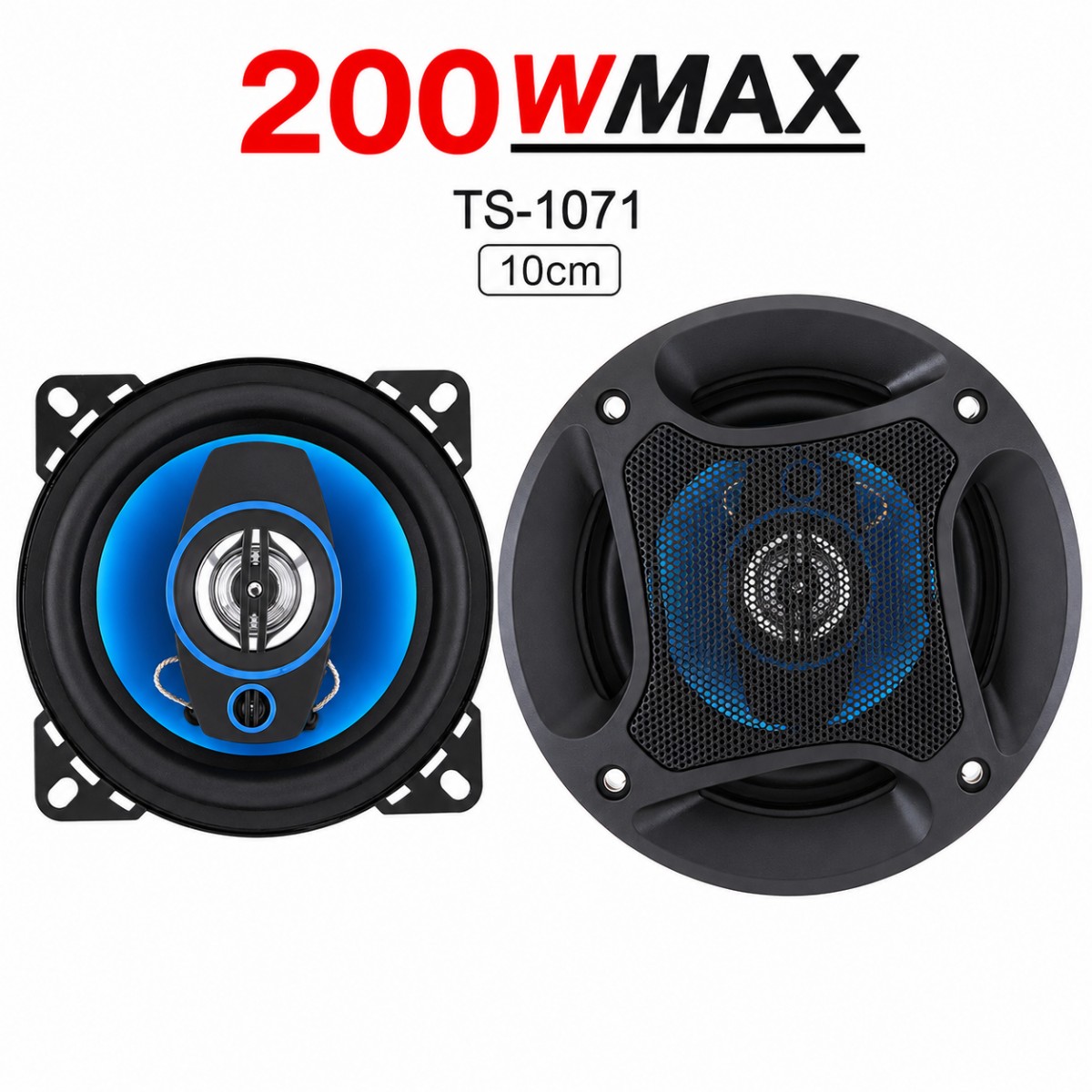 Σετ Ηχεία Αυτοκινήτου 2 Δρόμων, 4 Ιντσών, 10cm, 200W TS-1071 Σετ Ηχεία Αυτοκινήτου 2 Δρόμων, 4 Ιντσών, 10cm, 200W TS-1071