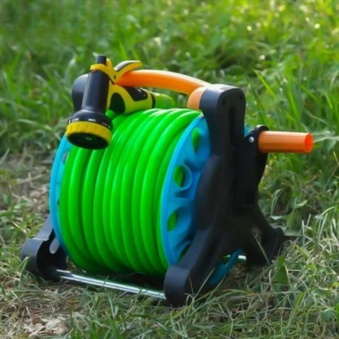 Σετ Καρούλι με Λάστιχο Ποτίσματος 20m & Πιστόλι 7 Θέσεων Σετ Καρούλι με Λάστιχο Ποτίσματος 20m & Πιστόλι 7 Θέσεων