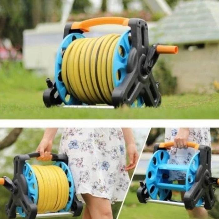 Σετ Καρούλι με Λάστιχο Ποτίσματος 20m & Πιστόλι 7 Θέσεων Σετ Καρούλι με Λάστιχο Ποτίσματος 20m & Πιστόλι 7 Θέσεων