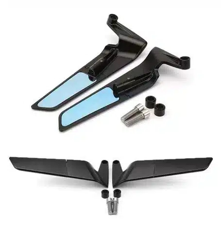 Σετ Καθρέφτες Μοτοσυκλέτας Περιστρεφόμενοι Αλουμινίου 2τμχ 230 x 86 x 48 mm Σετ Καθρέφτες Μοτοσυκλέτας Περιστρεφόμενοι Αλουμινίου 2τμχ 230 x 86 x 48 mm