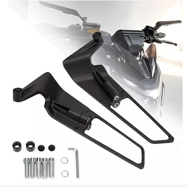 Σετ Καθρέφτες Μοτοσυκλέτας Περιστρεφόμενοι Αλουμινίου 2τμχ 230 x 86 x 48 mm Σετ Καθρέφτες Μοτοσυκλέτας Περιστρεφόμενοι Αλουμινίου 2τμχ 230 x 86 x 48 mm