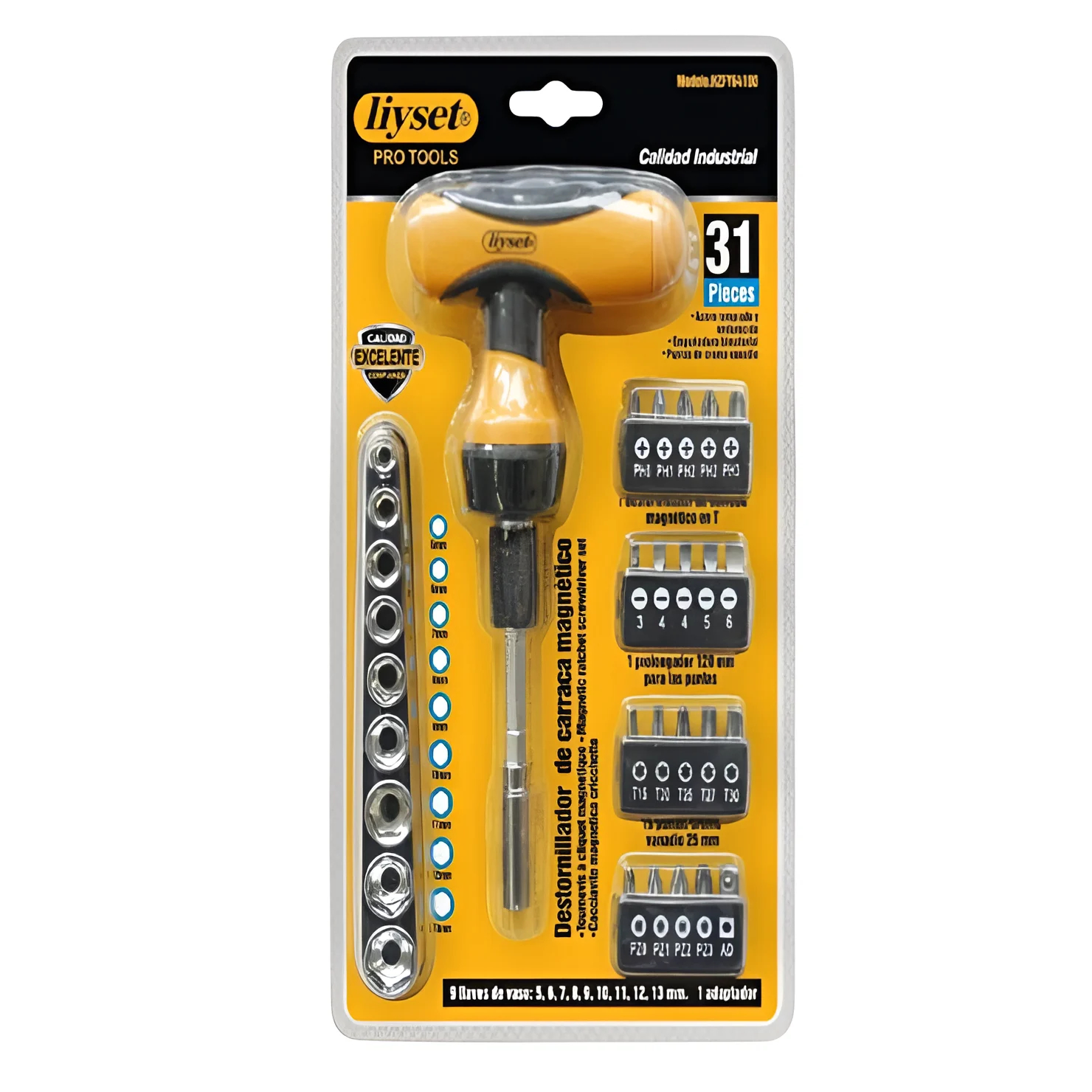 Σετ Κατσαβίδι με Μύτες & Καρυδάκια – 31 Τεμαχίων Liyset Σετ Κατσαβίδι με Μύτες & Καρυδάκια – 31 Τεμαχίων Liyset