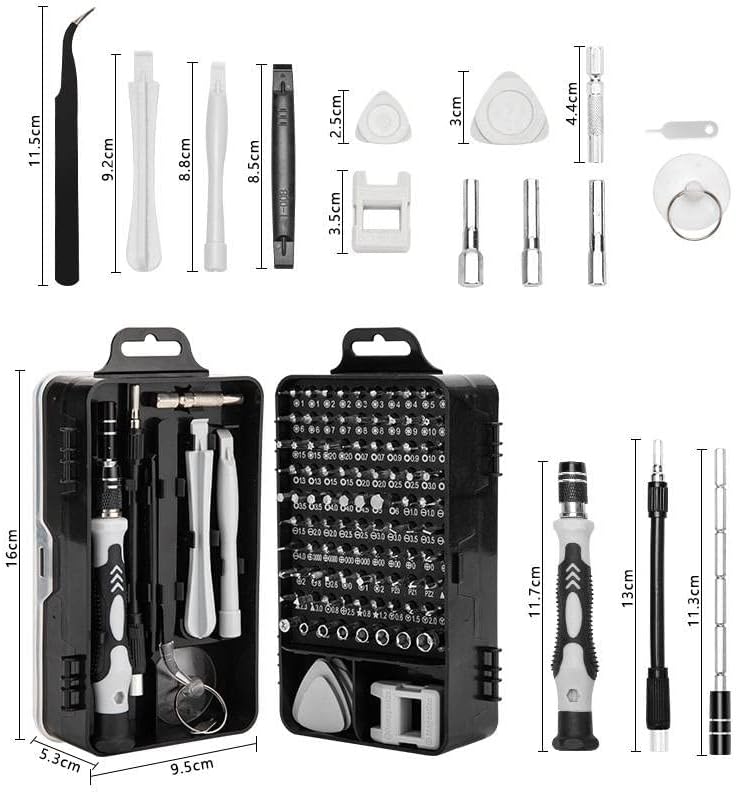 Σετ Κατσαβιδιών Ακριβείας για Επισκευή Κινητών, Tablet, Laptop 115 σε 1 με Θήκη Μεταφοράς Σετ Κατσαβιδιών Ακριβείας για Επισκευή Κινητών, Tablet, Laptop 115 σε 1 με Θήκη Μεταφοράς