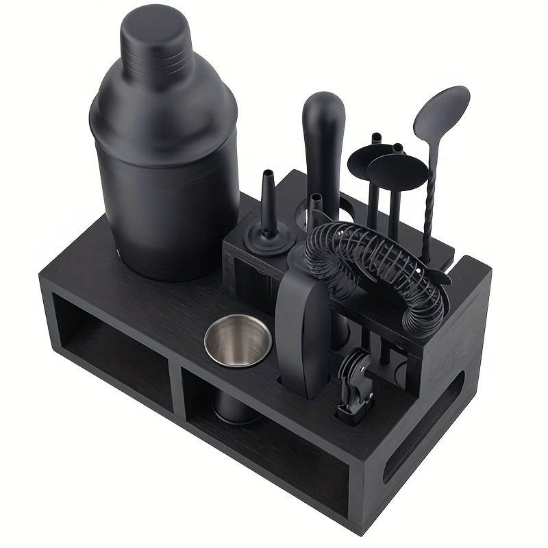 Σετ Κοκτέιλ 13 Τεμαχίων από Ανοξείδωτο Ατσάλι με Βάση από Bamboo Σετ Κοκτέιλ 13 Τεμαχίων από Ανοξείδωτο Ατσάλι με Βάση από Bamboo