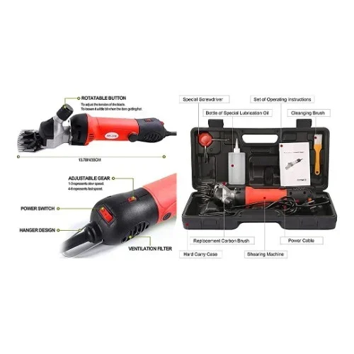 Σετ Κουρευτικής Μηχανής Προβάτων, Ζώων Φάρμας και Αγρού με 6 Ταχύτητες και Αξεσουάρ – Sheep Professional Electric Grooming Clipper Σετ Κουρευτικής Μηχανής Προβάτων, Ζώων Φάρμας και Αγρού με 6 Ταχύτητες και Αξεσουάρ – Sheep Professional Electric Grooming Clipper