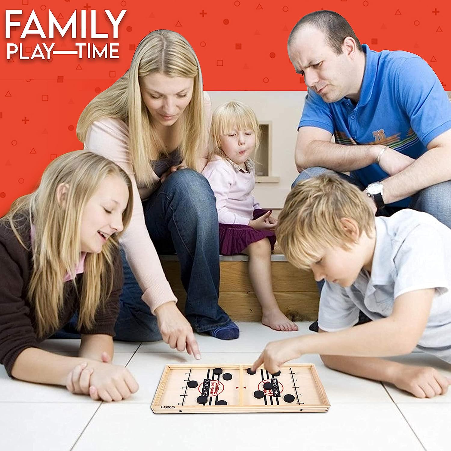 Σετ Ξύλινο Επιτραπέζιο Διαδραστικό Παιχνίδι Διπλής Όψης 2 σε 1 Sling Shot Puck & Ludo για Ηλικίες 6 + Σετ Ξύλινο Επιτραπέζιο Διαδραστικό Παιχνίδι Διπλής Όψης 2 σε 1 Sling Shot Puck & Ludo για Ηλικίες 6 +