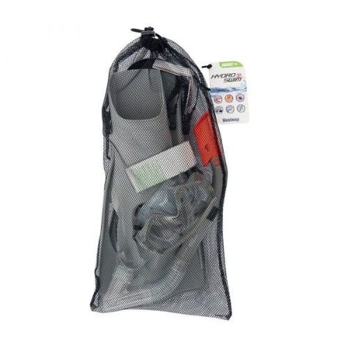 Σετ Μάσκα Θαλάσσης με Αναπνευστήρα & Βατραχοπέδιλα σε Γκρι Χρώμα - Bestway Σετ Μάσκα Θαλάσσης με Αναπνευστήρα & Βατραχοπέδιλα σε Γκρι Χρώμα - Bestway