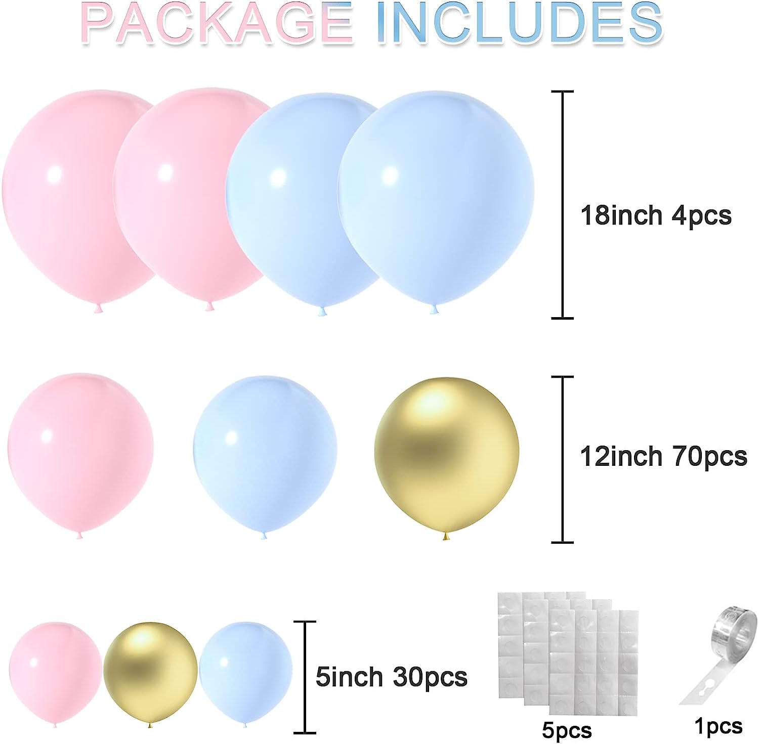 Σετ Μπαλόνια Διακόσμησης Πάρτι – Αποκάλυψη Φύλου Αγόρι ή Κορίτσι Gender Reveal Balloon 100 τμχ Σετ Μπαλόνια Διακόσμησης Πάρτι – Αποκάλυψη Φύλου Αγόρι ή Κορίτσι Gender Reveal Balloon 100 τμχ