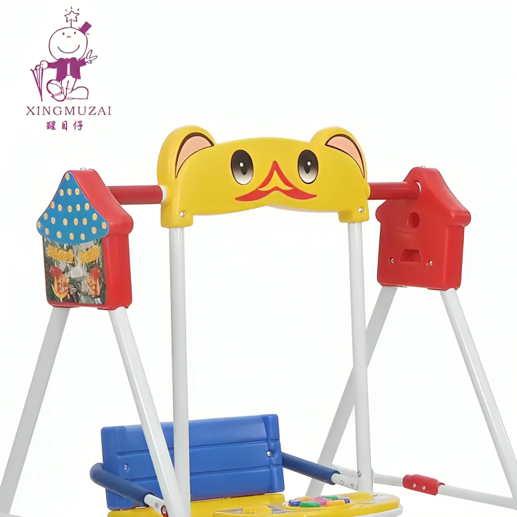 Σετ Παιδική Κούνια με Ζώνη Ασφαλείας και Βάση - 104x72x101cm Σετ Παιδική Κούνια με Ζώνη Ασφαλείας και Βάση - 104x72x101cm