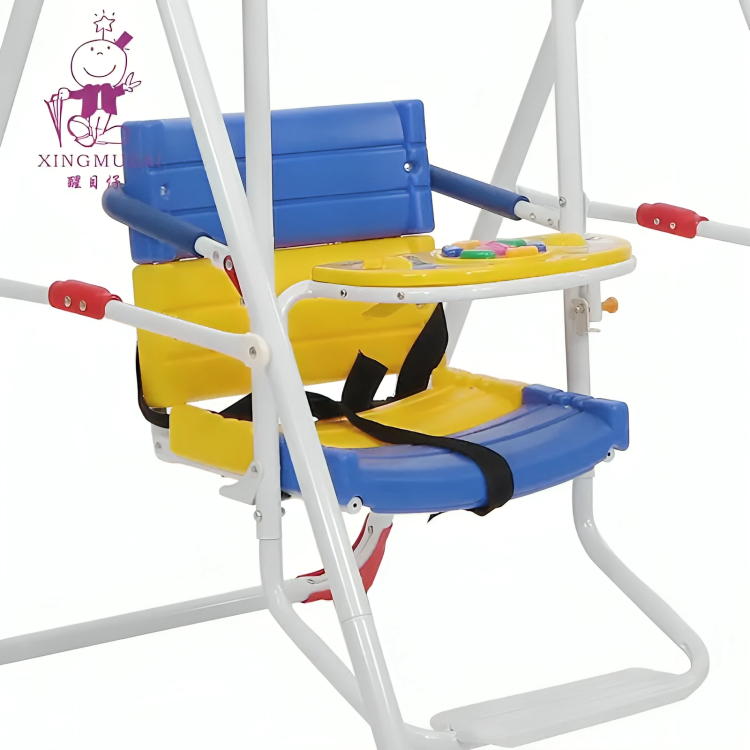 Σετ Παιδική Κούνια με Ζώνη Ασφαλείας και Βάση - 104x72x101cm Σετ Παιδική Κούνια με Ζώνη Ασφαλείας και Βάση - 104x72x101cm