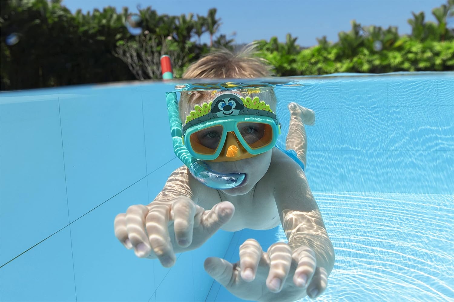 Σετ Παιδική Μάσκα με Αναπνευστήρα - Με Αντιθαμβωτικούς Φακούς & Προστασία UV - Bestway AquaPals Σετ Παιδική Μάσκα με Αναπνευστήρα - Με Αντιθαμβωτικούς Φακούς & Προστασία UV - Bestway AquaPals