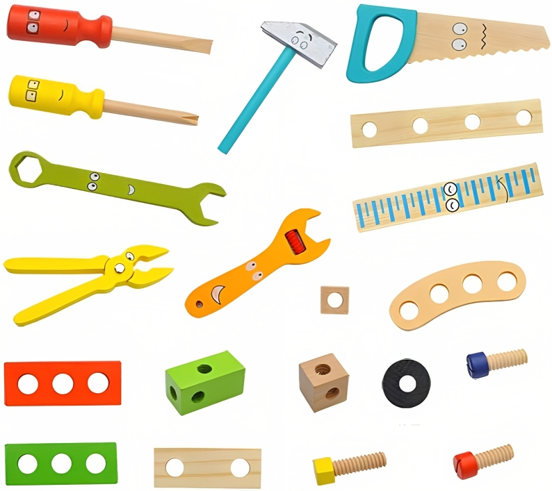 Σετ Παιχνίδι Ξύλινο Βαλιτσάκι Με Εργαλεία - Simulation Toolbox Wooden Toys - Για Ηλικίες από 3+ Ετών Σετ Παιχνίδι Ξύλινο Βαλιτσάκι Με Εργαλεία - Simulation Toolbox Wooden Toys - Για Ηλικίες από 3+ Ετών