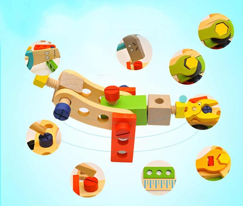 Σετ Παιχνίδι Ξύλινο Βαλιτσάκι Με Εργαλεία - Simulation Toolbox Wooden Toys - Για Ηλικίες από 3+ Ετών Σετ Παιχνίδι Ξύλινο Βαλιτσάκι Με Εργαλεία - Simulation Toolbox Wooden Toys - Για Ηλικίες από 3+ Ετών