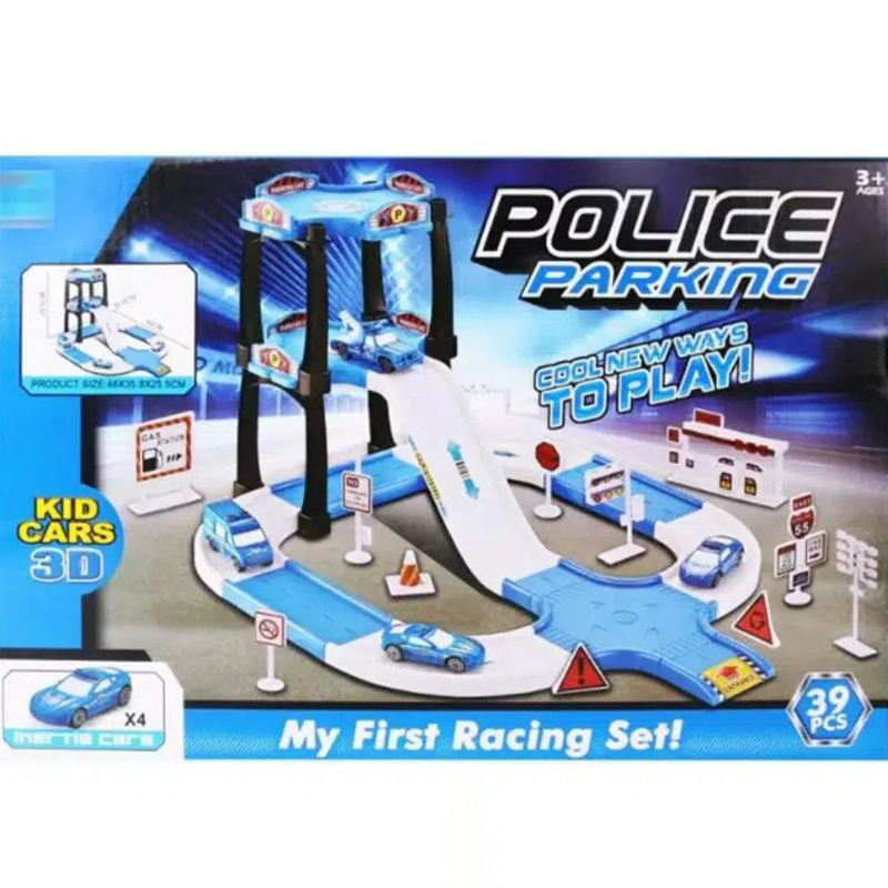 Σετ Παιχνιδιού Αστυνομικό Πάρκινγκ 39τμχ με 4 Αυτοκινητάκια για 3+ Ετών 46 x 35,8 x 25,5 εκ. Σετ Παιχνιδιού Αστυνομικό Πάρκινγκ 39τμχ με 4 Αυτοκινητάκια για 3+ Ετών 46 x 35,8 x 25,5 εκ.