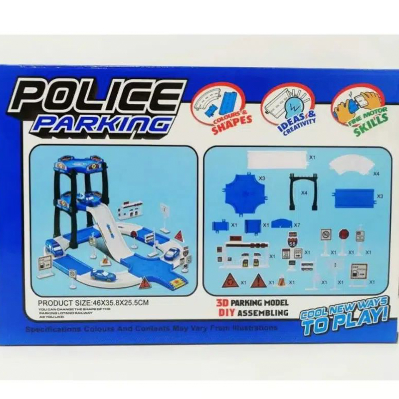 Σετ Παιχνιδιού Αστυνομικό Πάρκινγκ 39τμχ με 4 Αυτοκινητάκια για 3+ Ετών 46 x 35,8 x 25,5 εκ. Σετ Παιχνιδιού Αστυνομικό Πάρκινγκ 39τμχ με 4 Αυτοκινητάκια για 3+ Ετών 46 x 35,8 x 25,5 εκ.