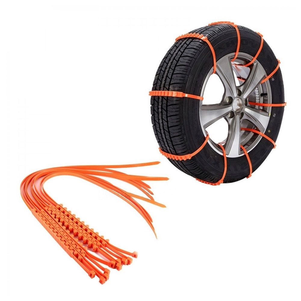 Σετ Πλαστικές Επαναχρησιμοποιήσιμες Αλυσίδες Χιονιού για Ζάντες Επιβατικού Αυτοκινήτου 10τμχ Σετ Πλαστικές Επαναχρησιμοποιήσιμες Αλυσίδες Χιονιού για Ζάντες Επιβατικού Αυτοκινήτου 10τμχ