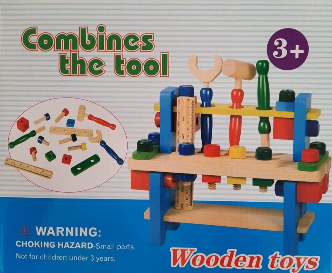 Σετ Πολύχρωμος Πάγκος Εργαλείων για Κατασκευές DIY για Ηλικίες 3 + Ετών Σετ Πολύχρωμος Πάγκος Εργαλείων για Κατασκευές DIY για Ηλικίες 3 + Ετών