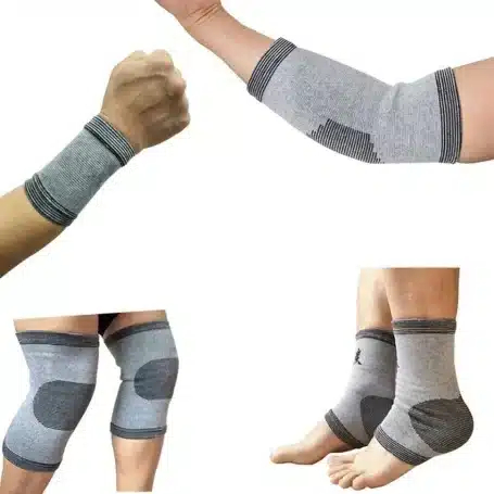 Σετ Προστατευτικά Στηρίγματα – Επίδεσμοι Αρθρώσεων 8τμχ σε Γκρι Χρώμα One Size Σετ Προστατευτικά Στηρίγματα – Επίδεσμοι Αρθρώσεων 8τμχ σε Γκρι Χρώμα One Size