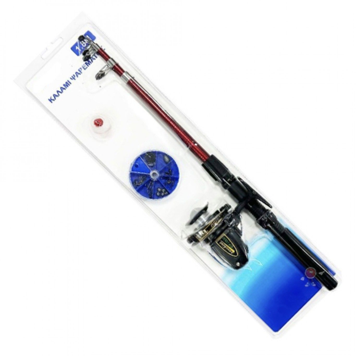 Σετ Ψαρέματος με Τηλεσκοπικό Καλάμι 1.80m Μηχανάκι Αγκίστρια και Φελλό - Fishing Set For Beginners Σετ Ψαρέματος με Τηλεσκοπικό Καλάμι 1.80m Μηχανάκι Αγκίστρια και Φελλό - Fishing Set For Beginners