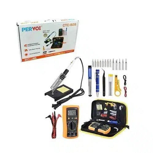 Σετ Σταθμός Κόλλησης 60W με Ρύθμιση Θερμοκρασίας και Εργαλεία Σετ Σταθμός Κόλλησης 60W με Ρύθμιση Θερμοκρασίας και Εργαλεία
