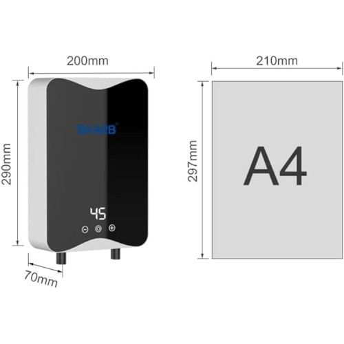 Σετ Ταχυθερμοσίφωνας με Oθόνη θερμοκρασίας Μπάνιου - Kουζίνας Mονοφασικός 5kW – Tηλέφωνο Nτουζ Σετ Ταχυθερμοσίφωνας με Oθόνη θερμοκρασίας Μπάνιου - Kουζίνας Mονοφασικός 5kW – Tηλέφωνο Nτουζ