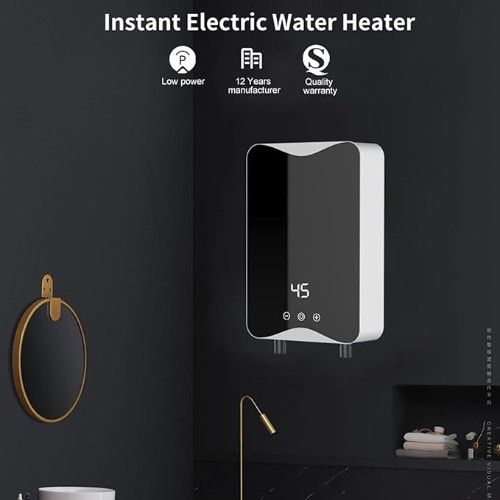 Σετ Ταχυθερμοσίφωνας με Oθόνη θερμοκρασίας Μπάνιου - Kουζίνας Mονοφασικός 5kW – Tηλέφωνο Nτουζ Σετ Ταχυθερμοσίφωνας με Oθόνη θερμοκρασίας Μπάνιου - Kουζίνας Mονοφασικός 5kW – Tηλέφωνο Nτουζ