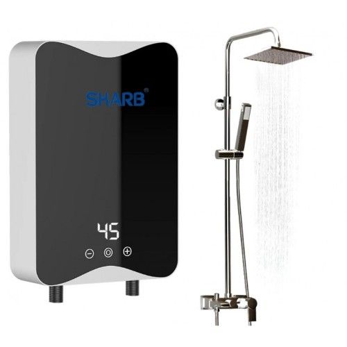 Σετ Ταχυθερμοσίφωνας με Oθόνη θερμοκρασίας Μπάνιου - Kουζίνας Mονοφασικός 5kW – Tηλέφωνο Nτουζ Σετ Ταχυθερμοσίφωνας με Oθόνη θερμοκρασίας Μπάνιου - Kουζίνας Mονοφασικός 5kW – Tηλέφωνο Nτουζ