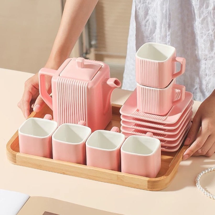 Σετ Τσαγιού – Καφέ OXFORD 7 τεμ & Δίσκο ΒΑΜΒΟΟ Σετ Τσαγιού – Καφέ OXFORD 7 τεμ & Δίσκο ΒΑΜΒΟΟ